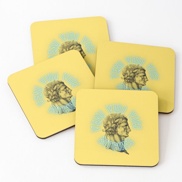Item preview, Caesar Veni Vidi Vici yellow designed and sold by AncHist101.