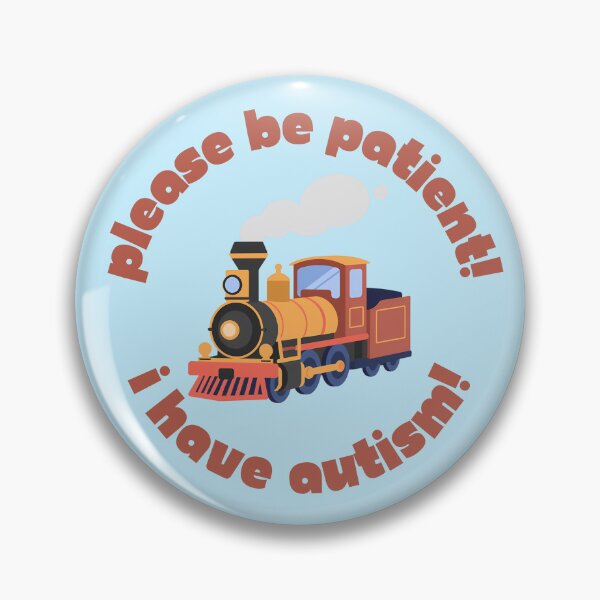 Item preview, I Have Autism Train Pin designed and sold by bendystylish.