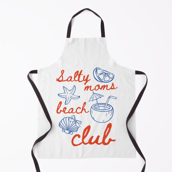 Item preview, Red & Blue Hand Drawn Salty Moms Beach Club designed and sold by emrdesigns.