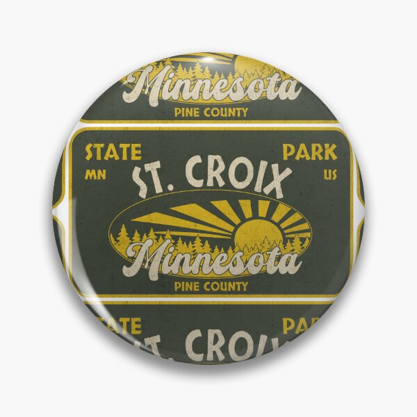 Item preview, St. Croix State Park, Pine County, Minnesota, badge design designed and sold by Wanderful-roads.