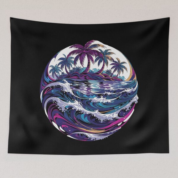 Item preview, beach with palm trees designed and sold by ReneMM.