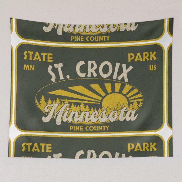Item preview, St. Croix State Park, Pine County, Minnesota, badge design designed and sold by Wanderful-roads.