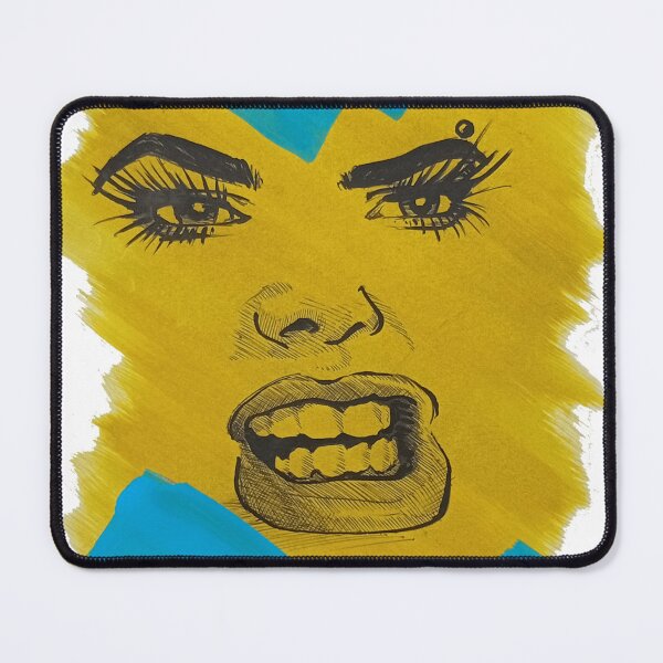 Item preview, Fury – Yellow Minimalist Face with Angry Expression designed and sold by RennerRangel.
