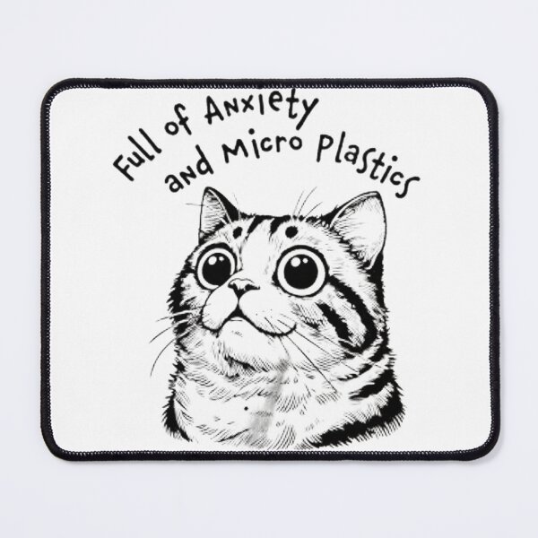 Item preview, Anxiety Cat designed and sold by slowocelot.