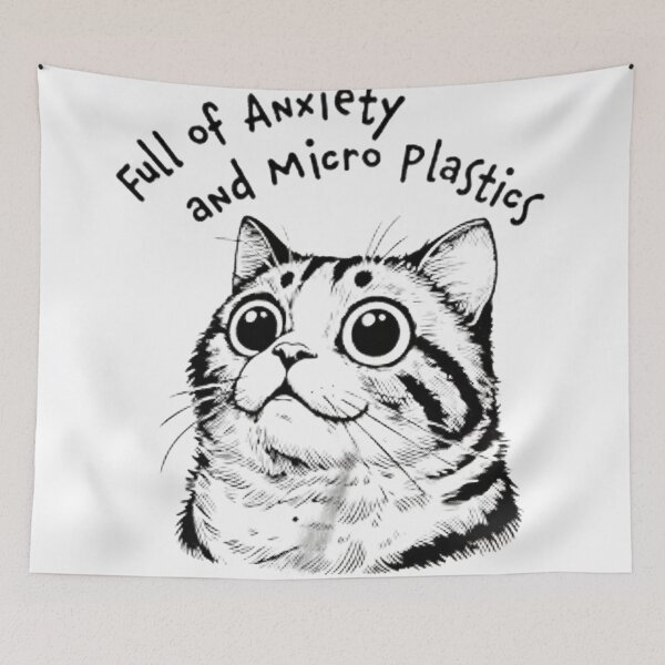 Item preview, Anxiety Cat designed and sold by slowocelot.