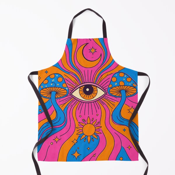 Item preview, Psychedelic Minimal Eye Art – Trippy Three Color Retro Abstract Design designed and sold by DrizzyV.
