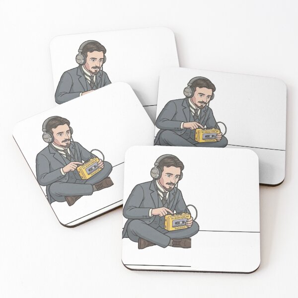Item preview, Tesla's Mixtape - Retro-Futuristic Victorian Inventor designed and sold by RewindArtLab.