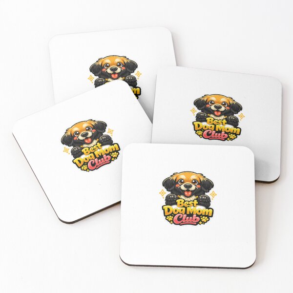 Item preview, Best Dog Mom Club – Cute Puppy Design designed and sold by MoodPrintssCo.