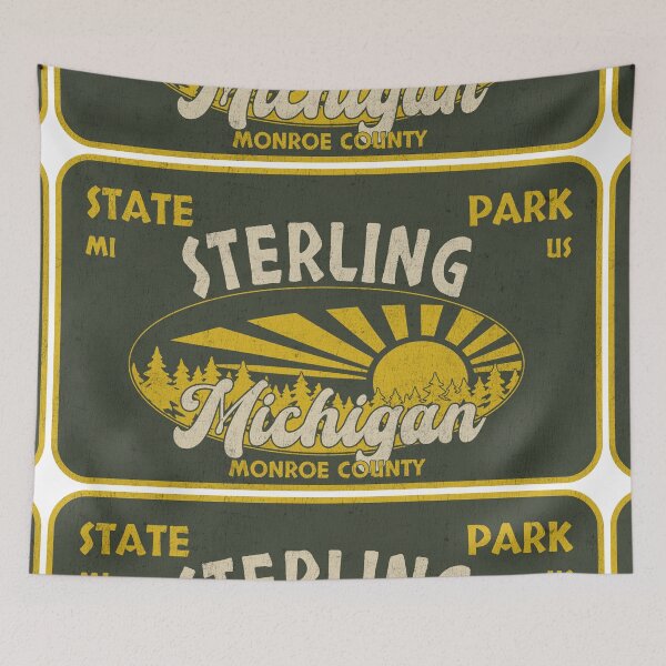 Item preview, Sterling State Park, Monroe County, Michigan, badge design designed and sold by Wanderful-roads.
