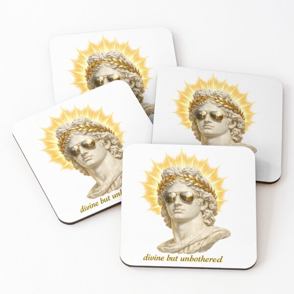Item preview, Apollo Bust with Sunglasses designed and sold by jgvisualarts.