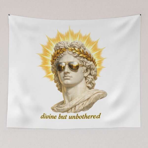 Item preview, Apollo Bust with Sunglasses designed and sold by jgvisualarts.
