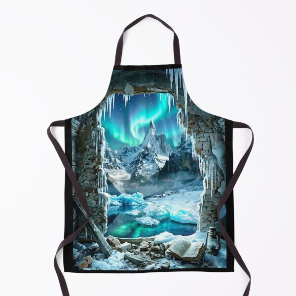 Item preview, surreal landscape ice mountains wall breakthrough dream inner life designed and sold by G-M-Designs.