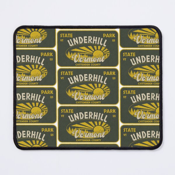 Item preview, Underhill State Park, Chittenden County, Vermont, badge design designed and sold by Wanderful-roads.