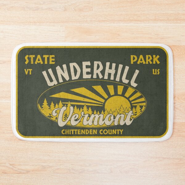 Item preview, Underhill State Park, Chittenden County, Vermont, badge design designed and sold by Wanderful-roads.