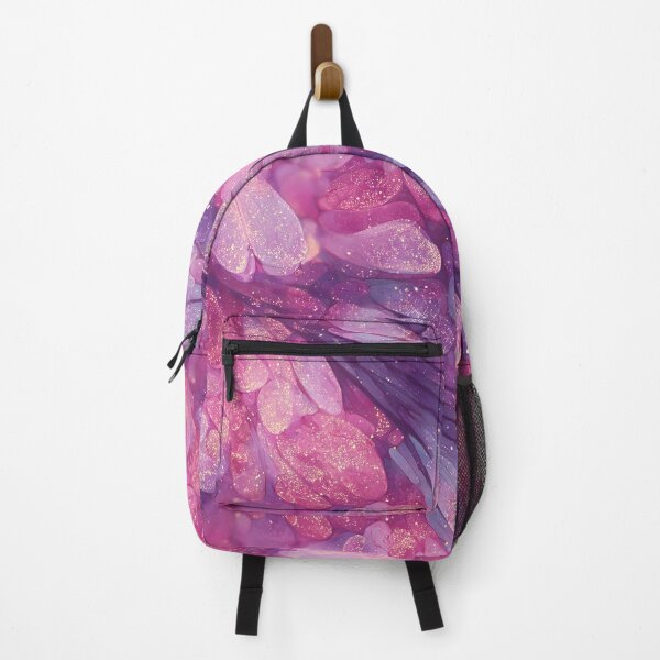 Item preview, Pink Butterfly Wing Microscopy Faux Glitter Seamless Pattern designed and sold by Nyx Creates.