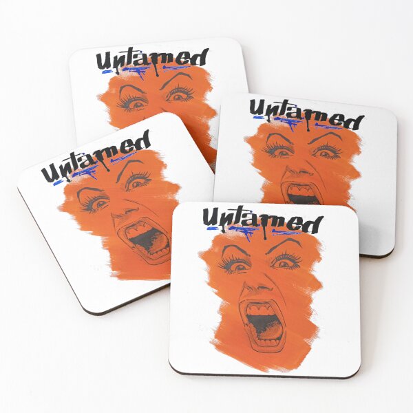Item preview, Untamed – Orange Minimalist Face with Wild Expression designed and sold by RennerRangel.
