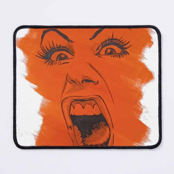 Item preview, Untamed – Orange Minimalist Face with Wild Expression designed and sold by RennerRangel.