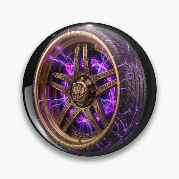 Item preview, Neon Purple Lightning Wheel - Custom JDM Car Art designed and sold by Basnour.