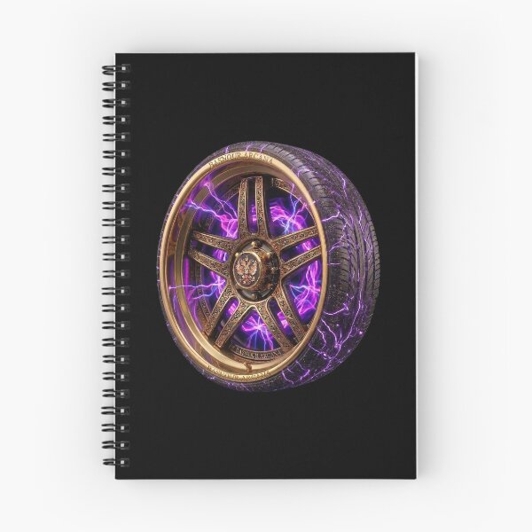 Item preview, Neon Purple Lightning Wheel - Custom JDM Car Art designed and sold by Basnour.