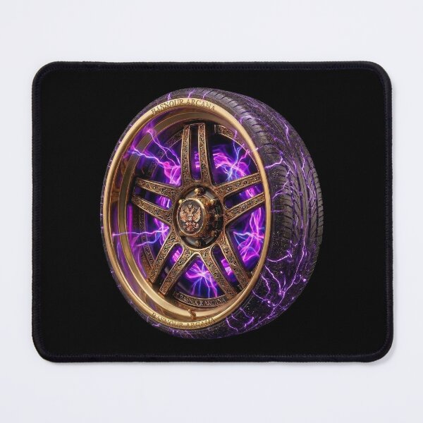 Item preview, Neon Purple Lightning Wheel - Custom JDM Car Art designed and sold by Basnour.