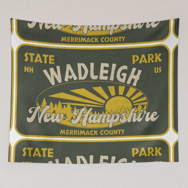 Item preview, Wadleigh State Park, Merrimack County, New Hampshire, badge design designed and sold by Wanderful-roads.