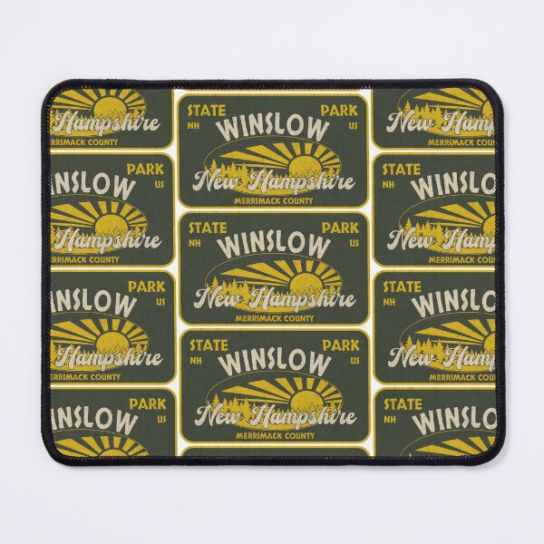 Item preview, Winslow State Park, Merrimack County, New Hampshire, badge design designed and sold by Wanderful-roads.