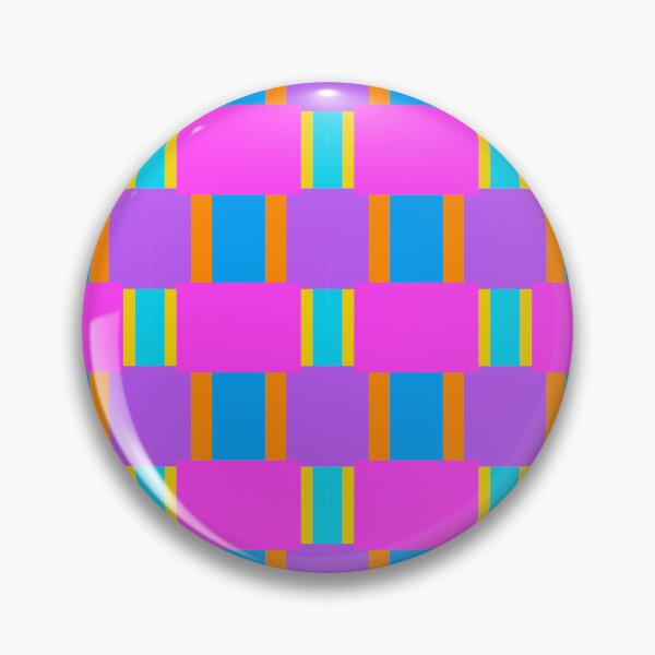 Item preview, Vibrant Blue Yellow Purple Square Pattern designed and sold by anamariafischer.