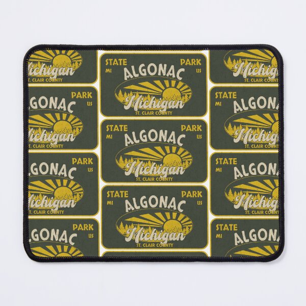 Item preview, Algonac State Park, St. Clair County, Michigan, badge design designed and sold by Wanderful-roads.