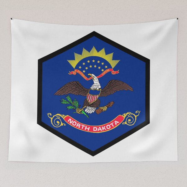 Item preview, NORTH DAKOTA HEXAGONAL SEAL designed and sold by dreamyguy.