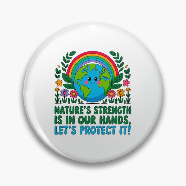 Item preview, Nature's Strength Is In Our Hands, Let's Protect It! Earth Day Environmental Conservation designed and sold by artcultreone.