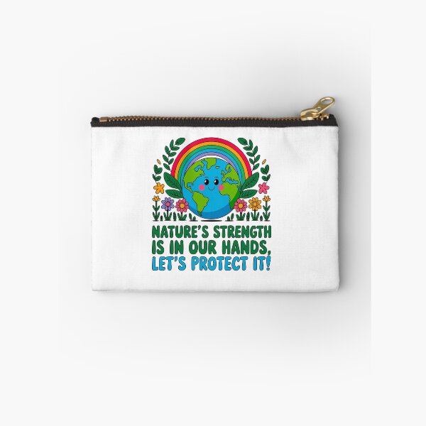 Item preview, Nature's Strength Is In Our Hands, Let's Protect It! Earth Day Environmental Conservation designed and sold by artcultreone.