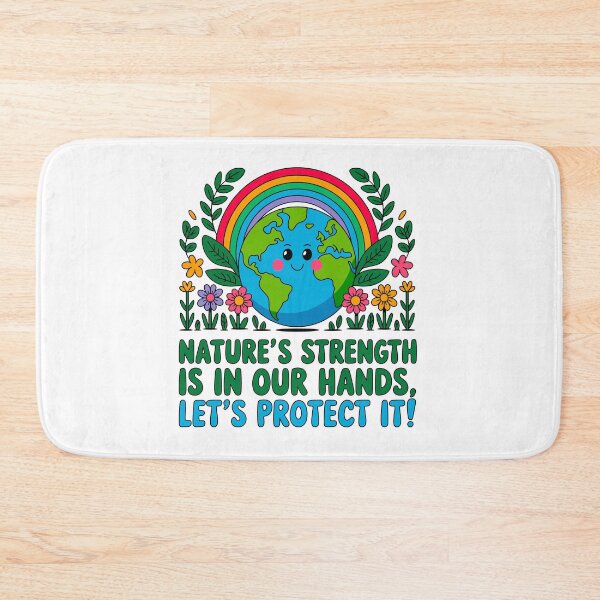 Item preview, Nature's Strength Is In Our Hands, Let's Protect It! Earth Day Environmental Conservation designed and sold by artcultreone.