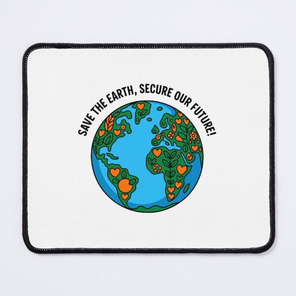 Item preview, Save The Earth, Secure Our Future! Environmental Activist Planet Conservation designed and sold by artcultreone.