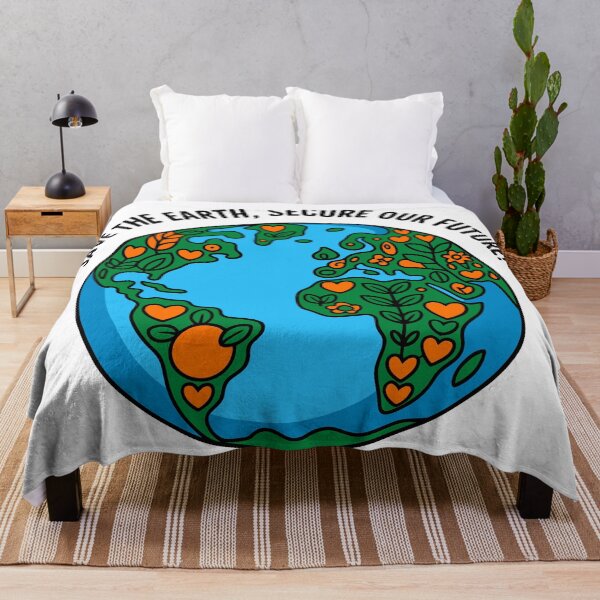 Item preview, Save The Earth, Secure Our Future! Environmental Activist Planet Conservation designed and sold by artcultreone.