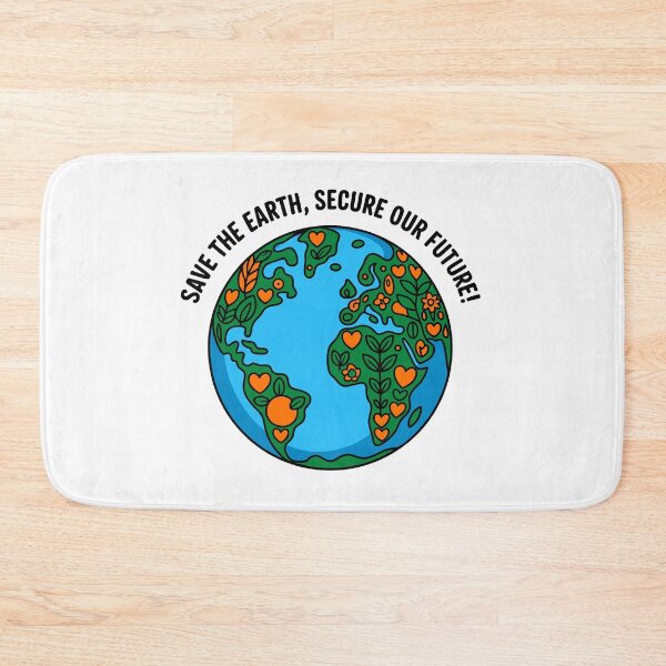 Item preview, Save The Earth, Secure Our Future! Environmental Activist Planet Conservation designed and sold by artcultreone.