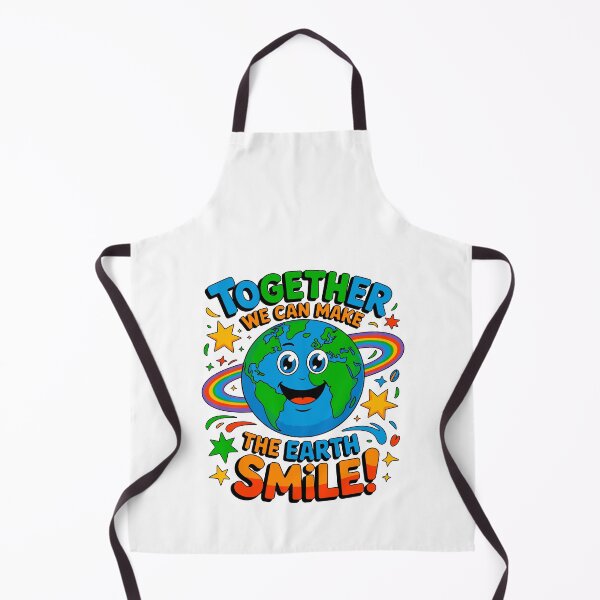 Item preview, Together We Can Make The Earth Smile! Environmental Protection Earth Day Activism designed and sold by artcultreone.