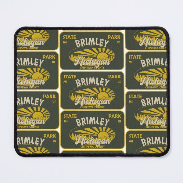 Item preview, Brimley State Park, Chippewa County, Michigan, badge design designed and sold by Wanderful-roads.