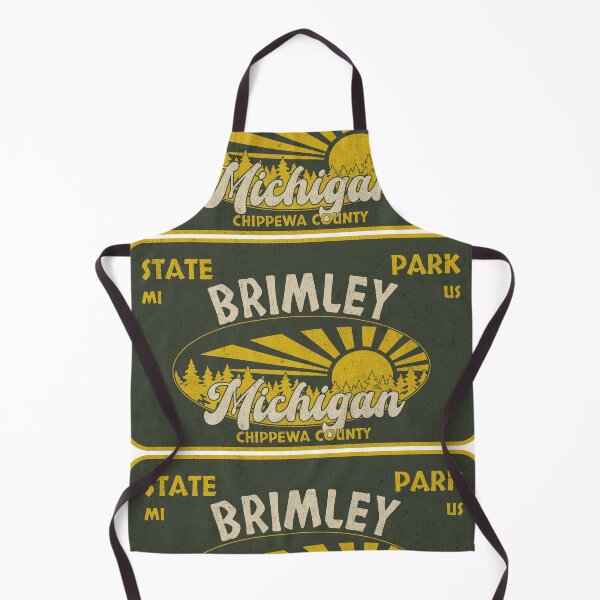 Item preview, Brimley State Park, Chippewa County, Michigan, badge design designed and sold by Wanderful-roads.