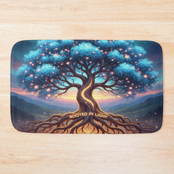 Item preview, Rooted in Light – Cosmic Tree Illustration designed and sold by Cristhian Almanza.