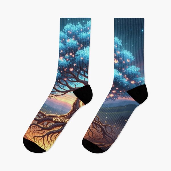 Item preview, Rooted in Light – Cosmic Tree Illustration designed and sold by Cristhian Almanza.