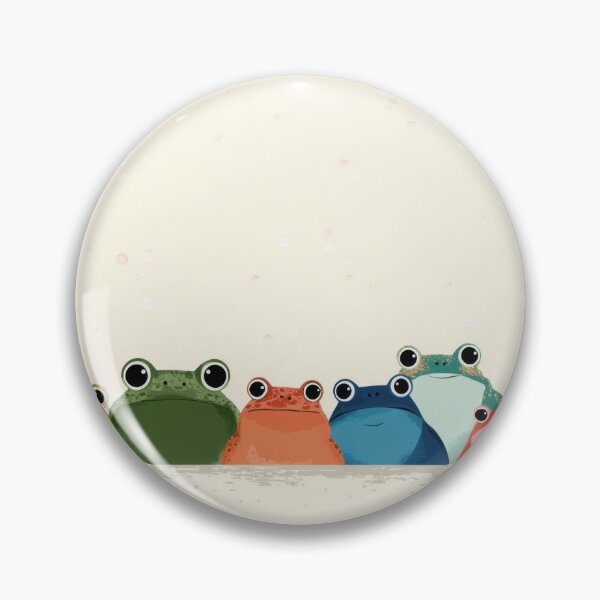 Item preview, Frogs gather at the pond for fun designed and sold by anytka.