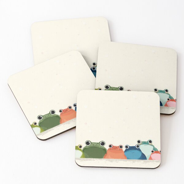 Item preview, Frogs gather at the pond for fun designed and sold by anytka.