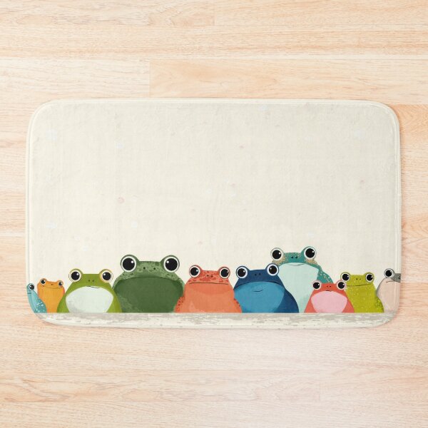 Item preview, Frogs gather at the pond for fun designed and sold by anytka.