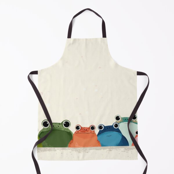 Item preview, Frogs gather at the pond for fun designed and sold by anytka.