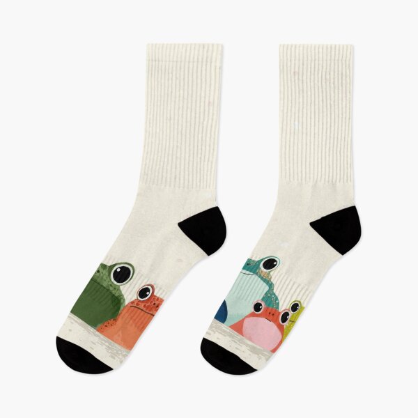 Item preview, Frogs gather at the pond for fun designed and sold by anytka.