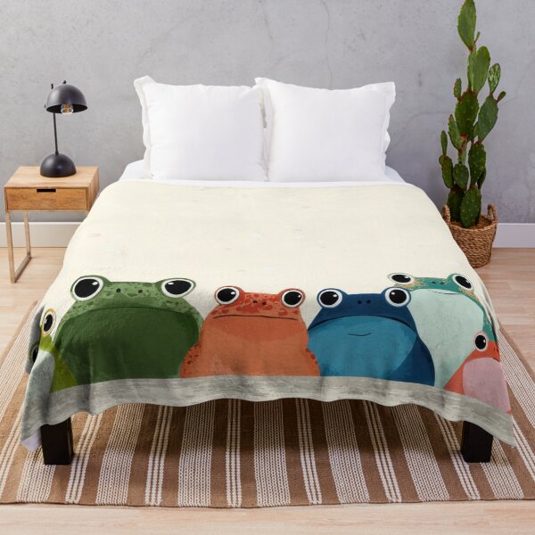 Item preview, Frogs gather at the pond for fun designed and sold by anytka.