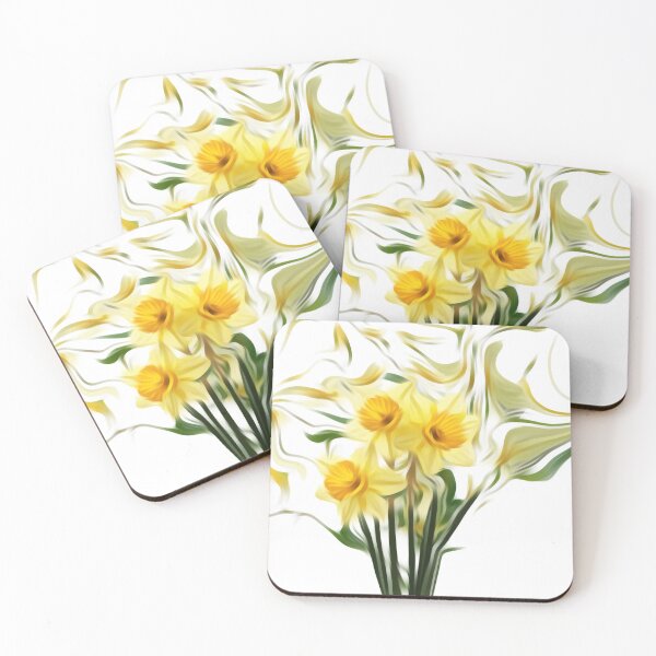 Item preview, Golden Daffodils in Motion designed and sold by ArtbyValks.