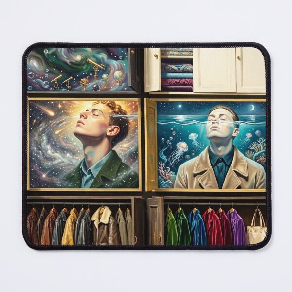Item preview, Surrealism, subconscious, metaphysics, cosmos, ocean, identity, dreams, duality, symbolism, introspection designed and sold by G-M-Designs.