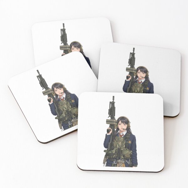 Item preview, Machine Gun Girl designed and sold by RAWLIFEGRAPHIC.