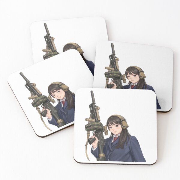 Item preview, Machine Gun Girl designed and sold by RAWLIFEGRAPHIC.